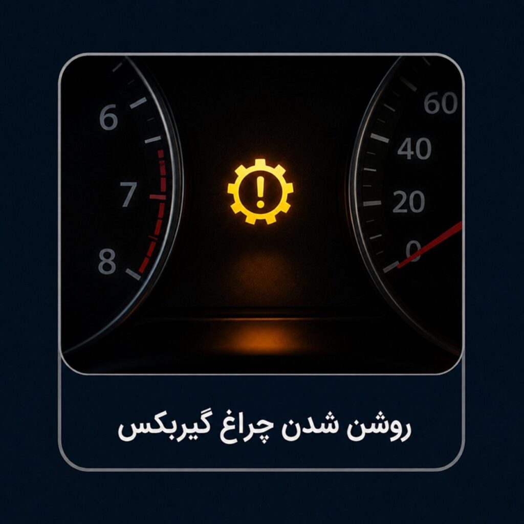 روشن شدن چراغ گیربکس